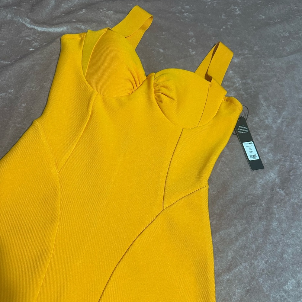 Yellow Sleeveless Dress
